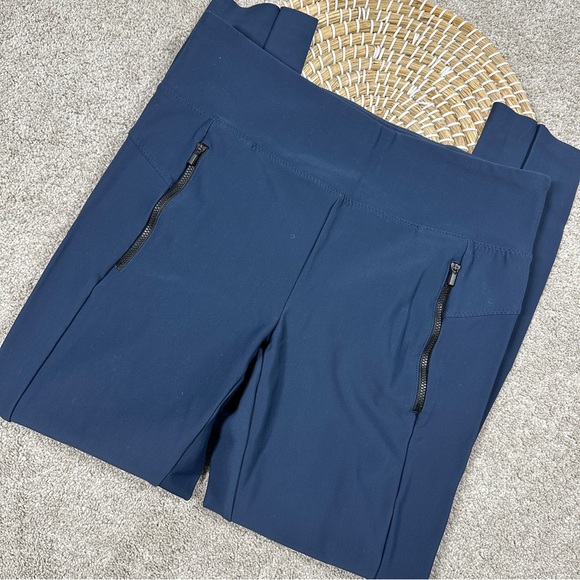 Athleta Navy Blue Ankle Zip Pocket Pants - Picture 2 of 14
